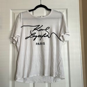 Karl Lagerfeld Paris Graphic T Shirt